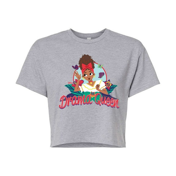 Encanto - Drama Queen - Juniors Cropped Cotton Blend T-Shirt