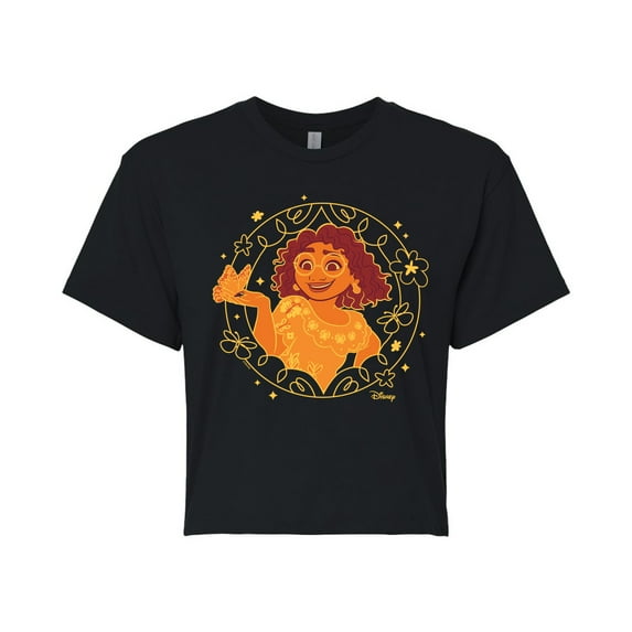 Encanto - Enchanted Holiday Mirabel - Juniors Cropped Cotton Blend T-Shirt