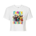 thumbnail image 1 of Encanto - Family Is Everything - Juniors Cropped Cotton Blend T-Shirt, 1 of 5