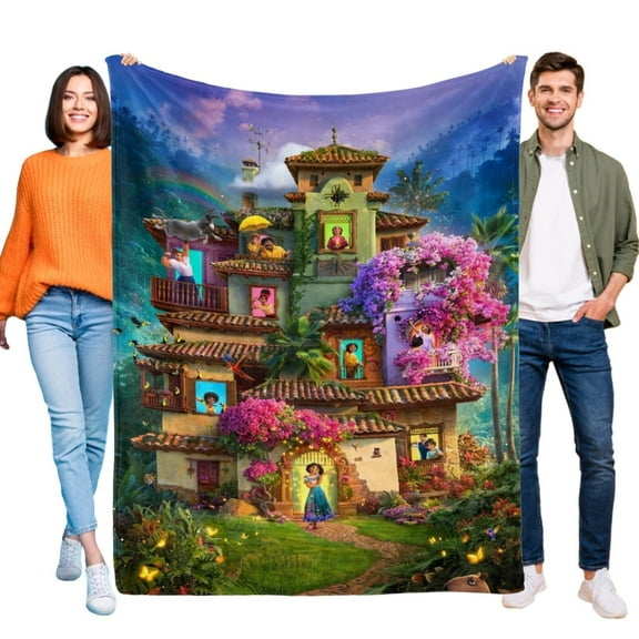 Encanto Flannel Blanket Bed Sofa Couch Throw Birthday Gift for Girls