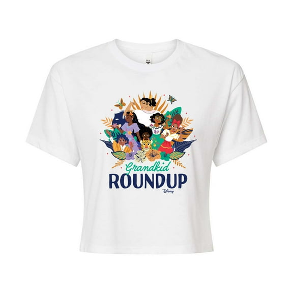 Encanto - Grandkid Roundup - Juniors Cropped Cotton Blend T-Shirt