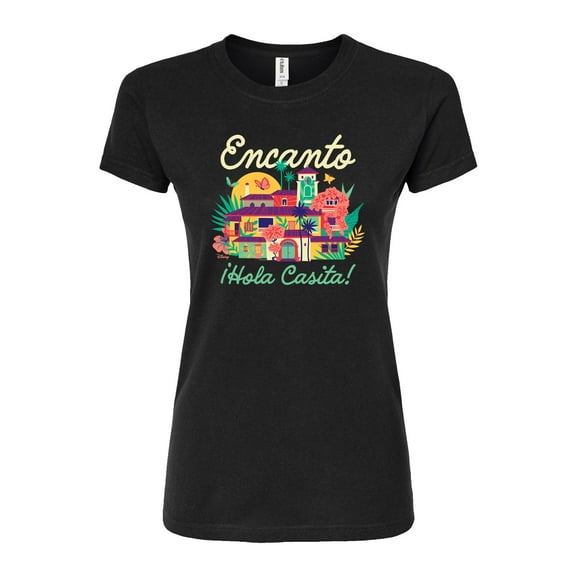 Encanto - Hola Casita - Juniors Fitted Graphic T-Shirt