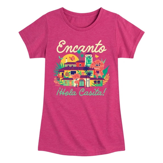 Encanto - Hola Casita - Toddler & Youth Girls Short Sleeve Graphic T-Shirt
