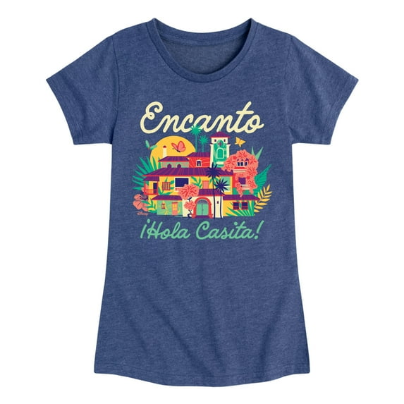 Encanto - Hola Casita - Toddler & Youth Girls Short Sleeve Graphic T-Shirt