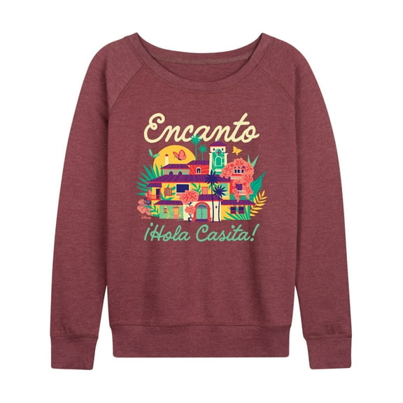 Encanto - Hola Casita - Women's Lightweight French Terry Long Sleeve Shirt