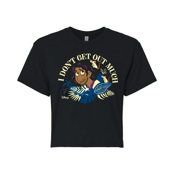 Encanto - I Dont Get Out Much - Juniors Cropped Cotton Blend T-Shirt