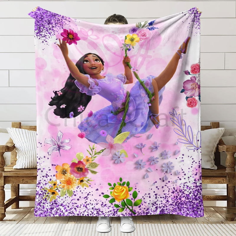 Encanto Isabella Throw Blanket Gifts for Fans Lover Girls Boys Women Present Hoodie Him Bed 40"x50"