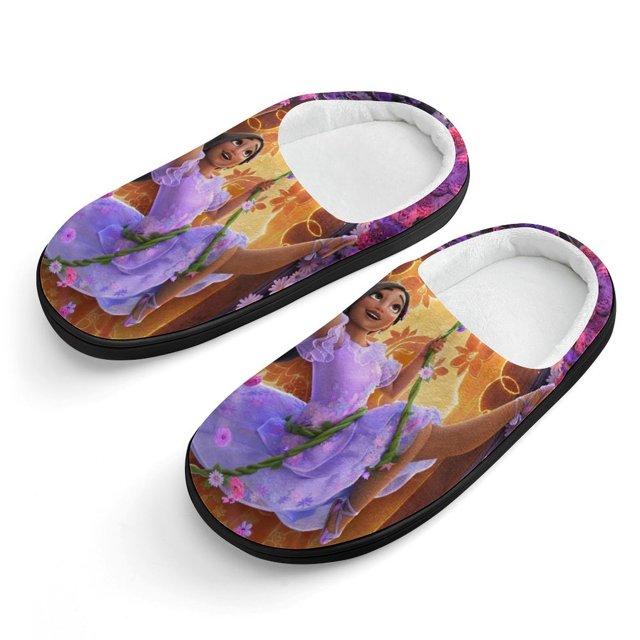 Encanto Kids Slippers House Slippers Warm Soft Plush Slipper AntiSlip