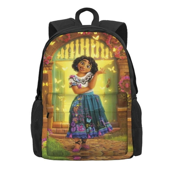 Encanto Laptop Backpack, Anime Daypack Backpack For School College, Extra Large Travel Backpack, Computer Backpack With Usb Port, 17*12*6.5 Inch Book Bag