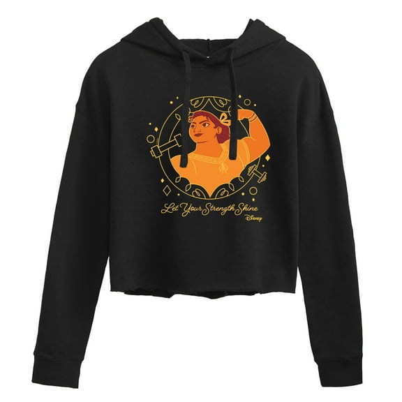 Encanto - Let Your Strengh Shine - Juniors Cropped Pullover Hoodie