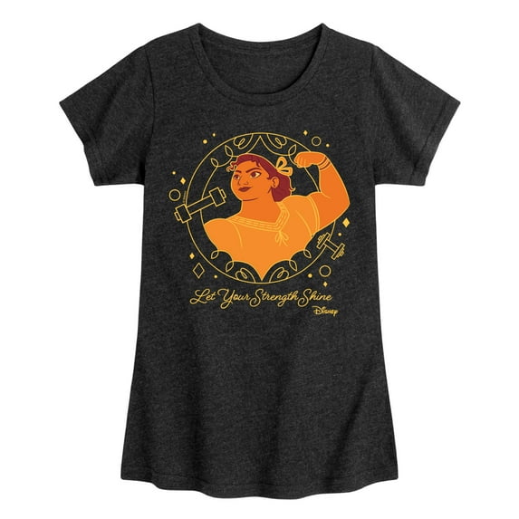 Encanto - Let Your Strengh Shine - Toddler & Youth Girls Short Sleeve Graphic T-Shirt