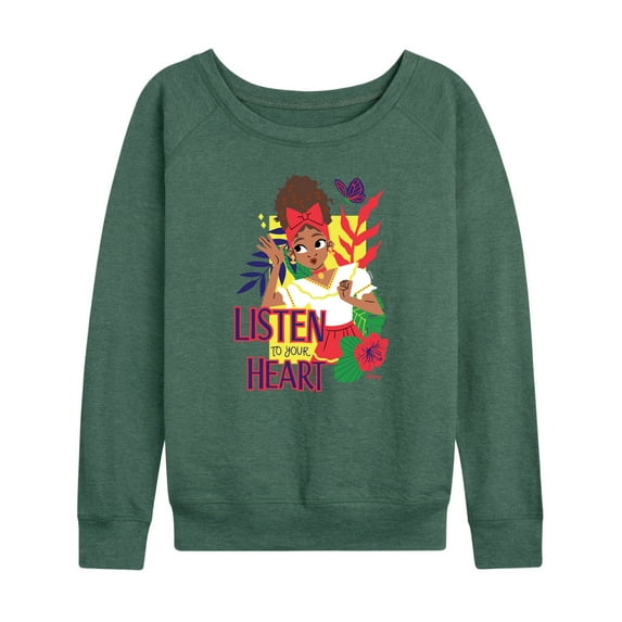 Encanto - Listen To Your Heart Dolores - Women's Lightweight French Terry Long Sleeve Shirt