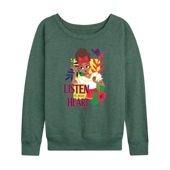 Encanto - Listen To Your Heart Dolores - Women's Lightweight French Terry Long Sleeve Shirt