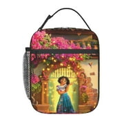 Encanto Lunch Bag Anime Lunch Tote Bag Reusable Insulated Lunch Box For Boys Girls Portable Lunch Bento Box For School College Work Office Picnic 10*8*4 Inch