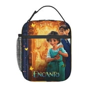 Encanto Lunch Bag Anime Lunch Tote Bag Reusable Insulated Lunch Box For Boys Girls Portable Lunch Bento Box For School College Work Office Picnic 10*8*4 Inch