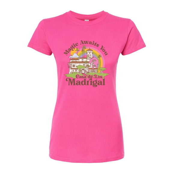 Encanto - Magic Awaits You  - Juniors Fitted Graphic T-Shirt