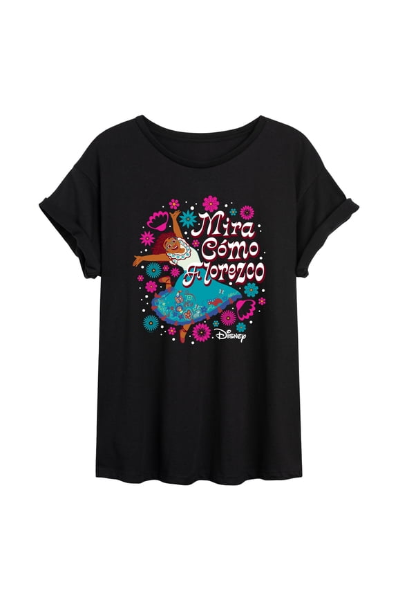 - Mira Como Florezco Mirabel - Juniors Oversized Graphic T-Shirt