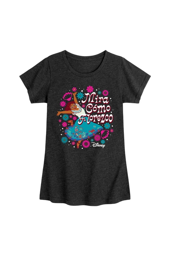- Mira Como Florezco Mirabel - Youth Girls Fitted Short Sleeve T-Shirt