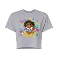 thumbnail image 1 of Encanto - Mirabel Floral - Juniors Cropped Cotton Blend T-Shirt, 1 of 5