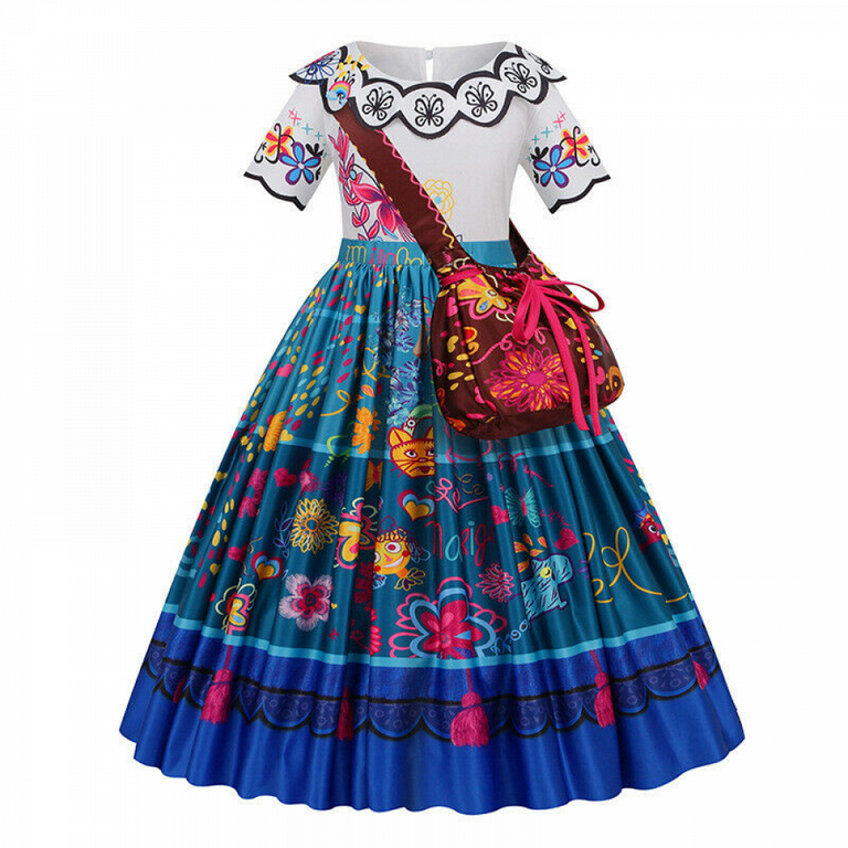 Kids Girl's Princess Dress Brithday Party Cosplay Russian Traditional Dress-up
