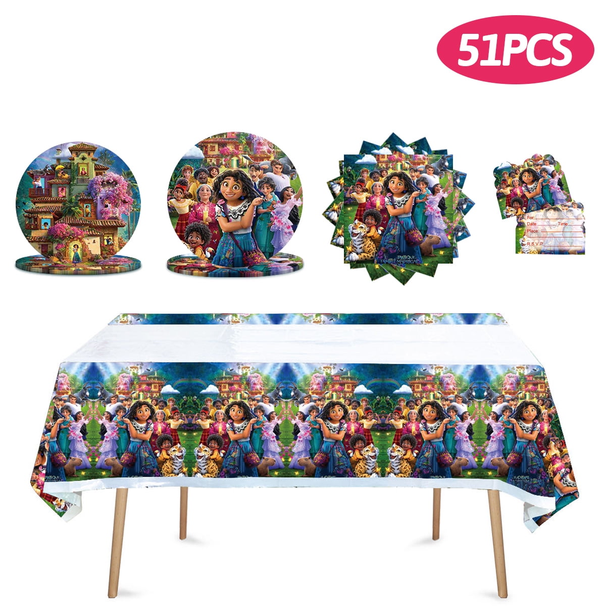 6 Chapeaux de fête en carton Encanto™ - Vegaooparty