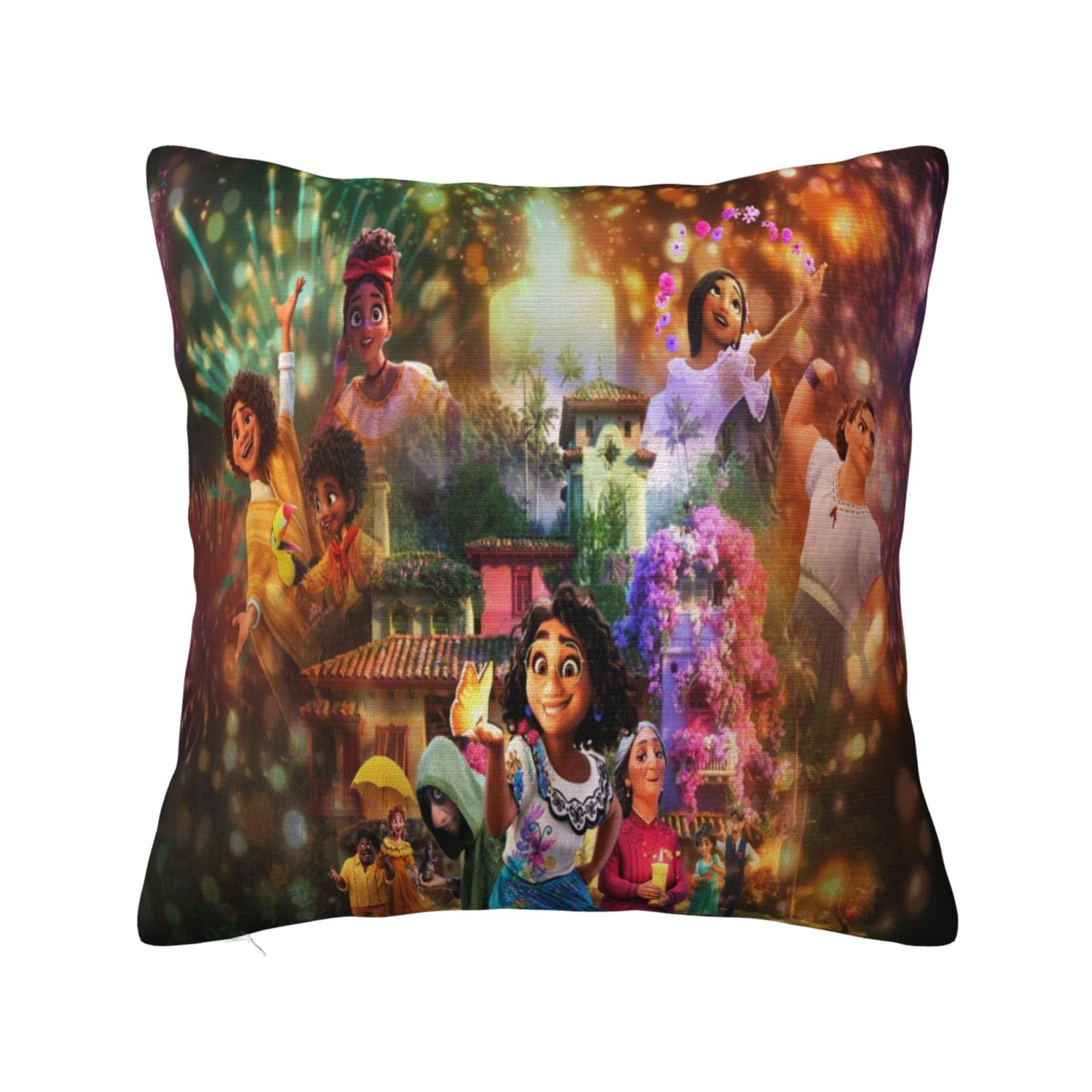 Encanto Pillowcase Cartoon Pillow Cover Soft Couch Case Home Decorative