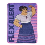 Encanto The Family Madrigal Kids Throw, 46 x 60, Microfiber, Purple, Disney