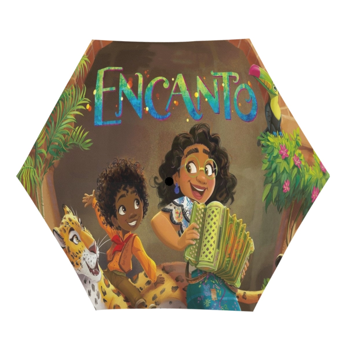 Encanto UV sunshade manual open and close, compact, portable, UV coating, rain, wind