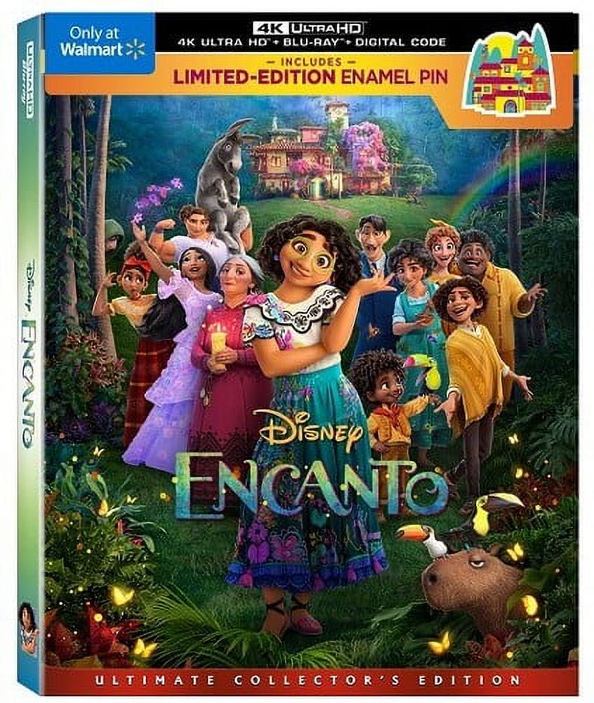 Encanto BLU-RAY w/ Slipcover & Character Cards