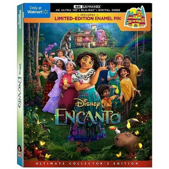 Encanto (Walmart Exclusive) (4K Ultra HD + Blu-Ray + Digital Code) Collectable Limited Edition Enamel Pin
