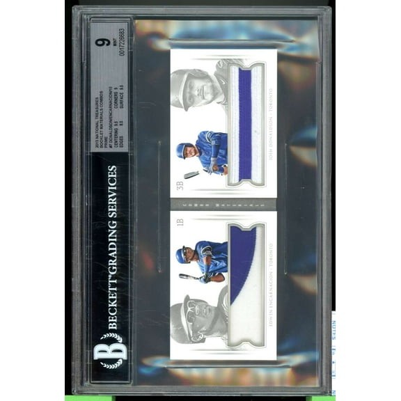 Encarnacion/Josh Donaldson 2015 NT Booklet Materials Combos Prime (1/10) BGS 9