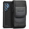 thumbnail image 1 of Encased 2-in-1 Belt Pouch and Phone Case for Samsung Galaxy S25 Ultra (2025) Full Body Protection with Holster Clip and Screen Protector Included (Black), 1 of 9