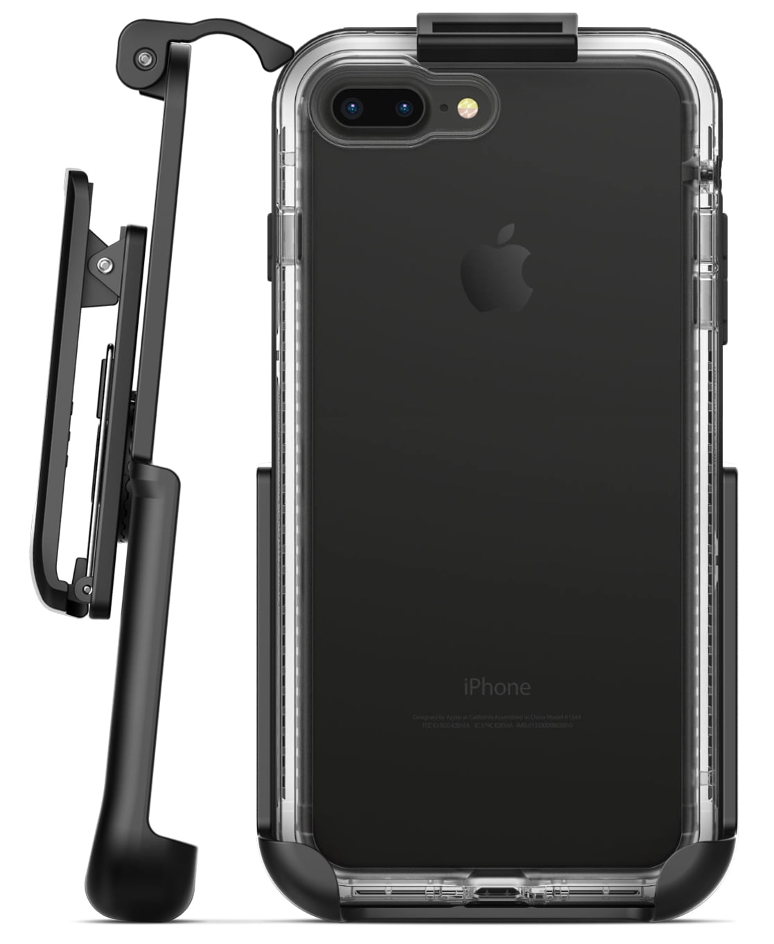 Iphone 8 plus top case belt clip
