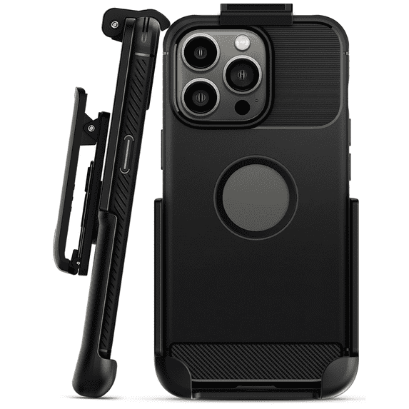 Encased Belt Clip Holster for Spigen Rugged Armor Case Compatible with iPhone 13 Pro Max (Case not Included)