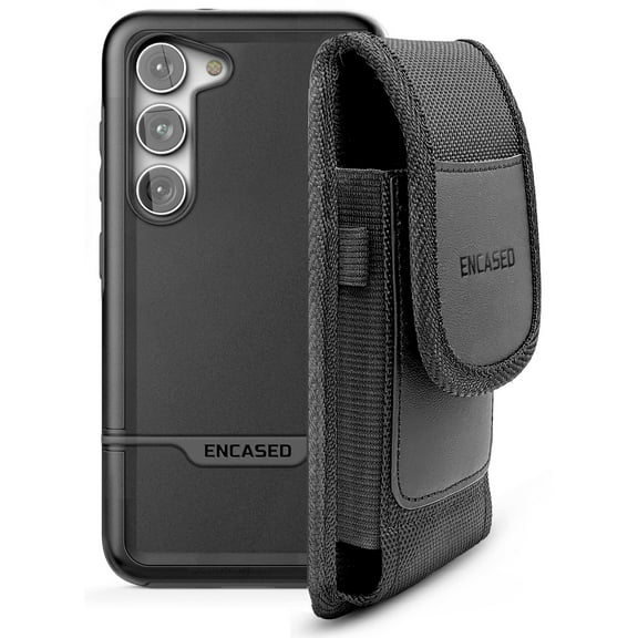 Encased Belt Pouch Case Set Designed for Samsung Galaxy S23, Protective Phone Case with Holster Clip Pouch