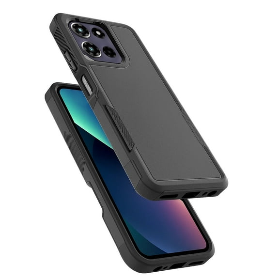 Encased Challenger for Moto G Stylus 5G 2025 Case (Motorola G-Power 2025) Heavy Duty Military-Grade Protection (Black)