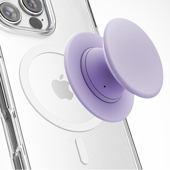 Encased Collapsible Magnetic Phone Grip (Compatible with MagSafe) Comfortable Silicone Holder for iPhone (Lilac Haze)