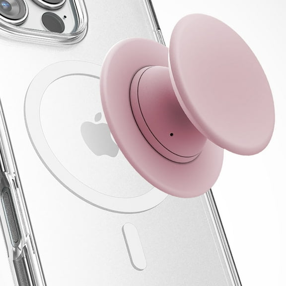 Encased Collapsible Magnetic Phone Grip (Compatible with MagSafe) Comfortable Silicone Holder for iPhone (Strawberry Glaze)