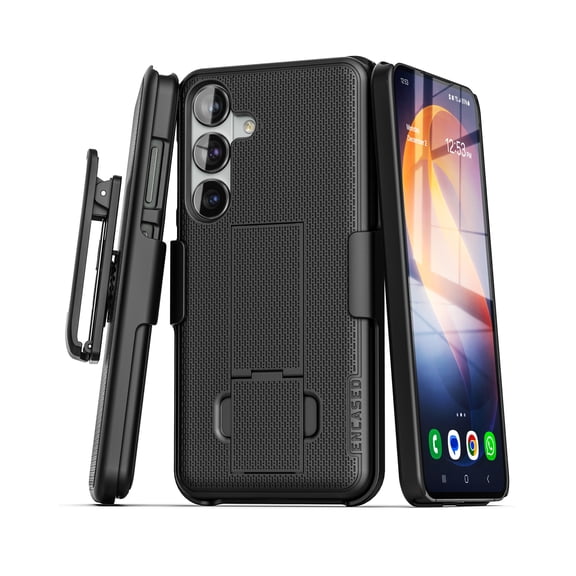 Encased DuraClip Compatible with Samsung Galaxy S26 Belt Clip Case with Phone Holster and Kickstand