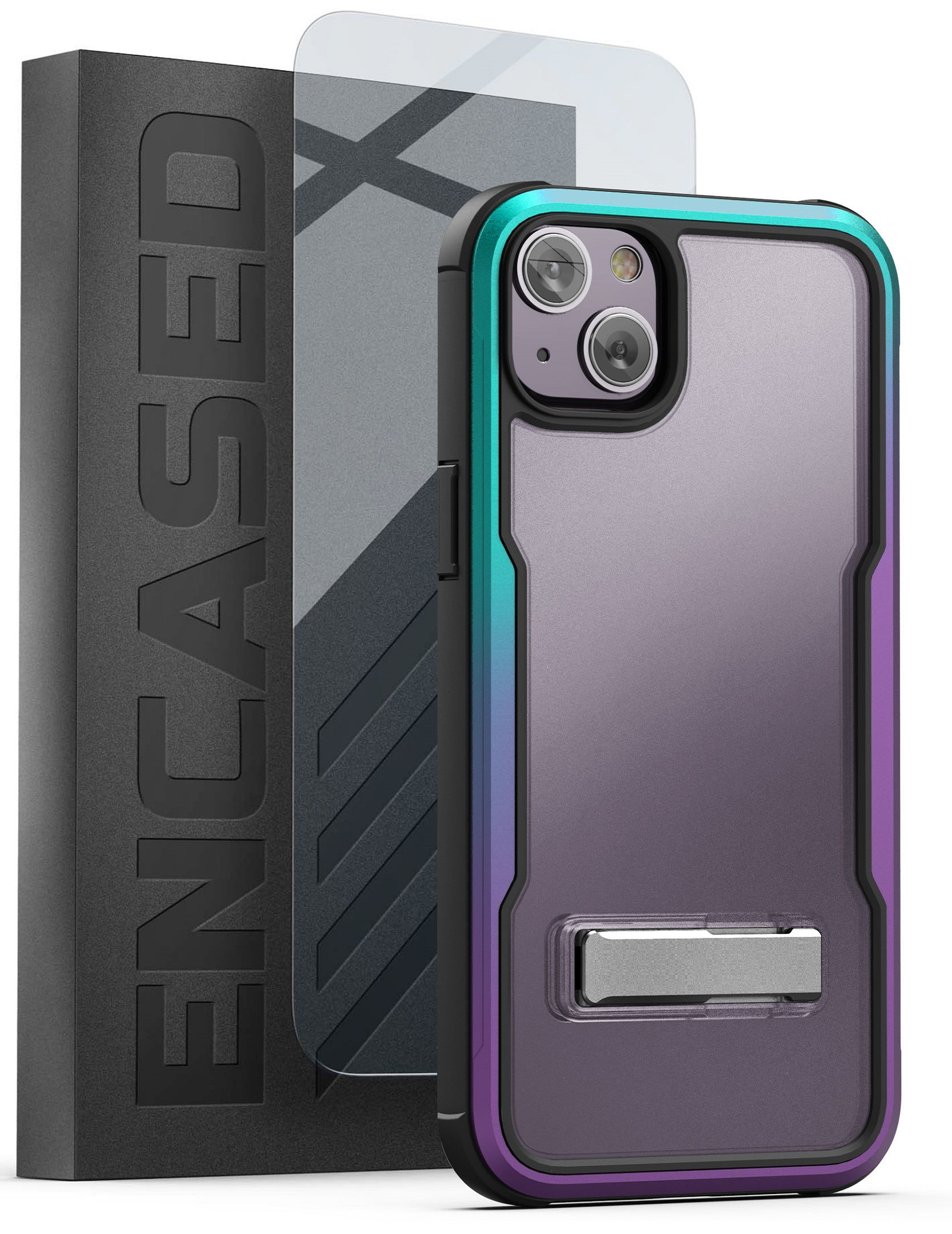 Encased Exos-Armor Case Designed for iPhone 14 with Screen Protector ...