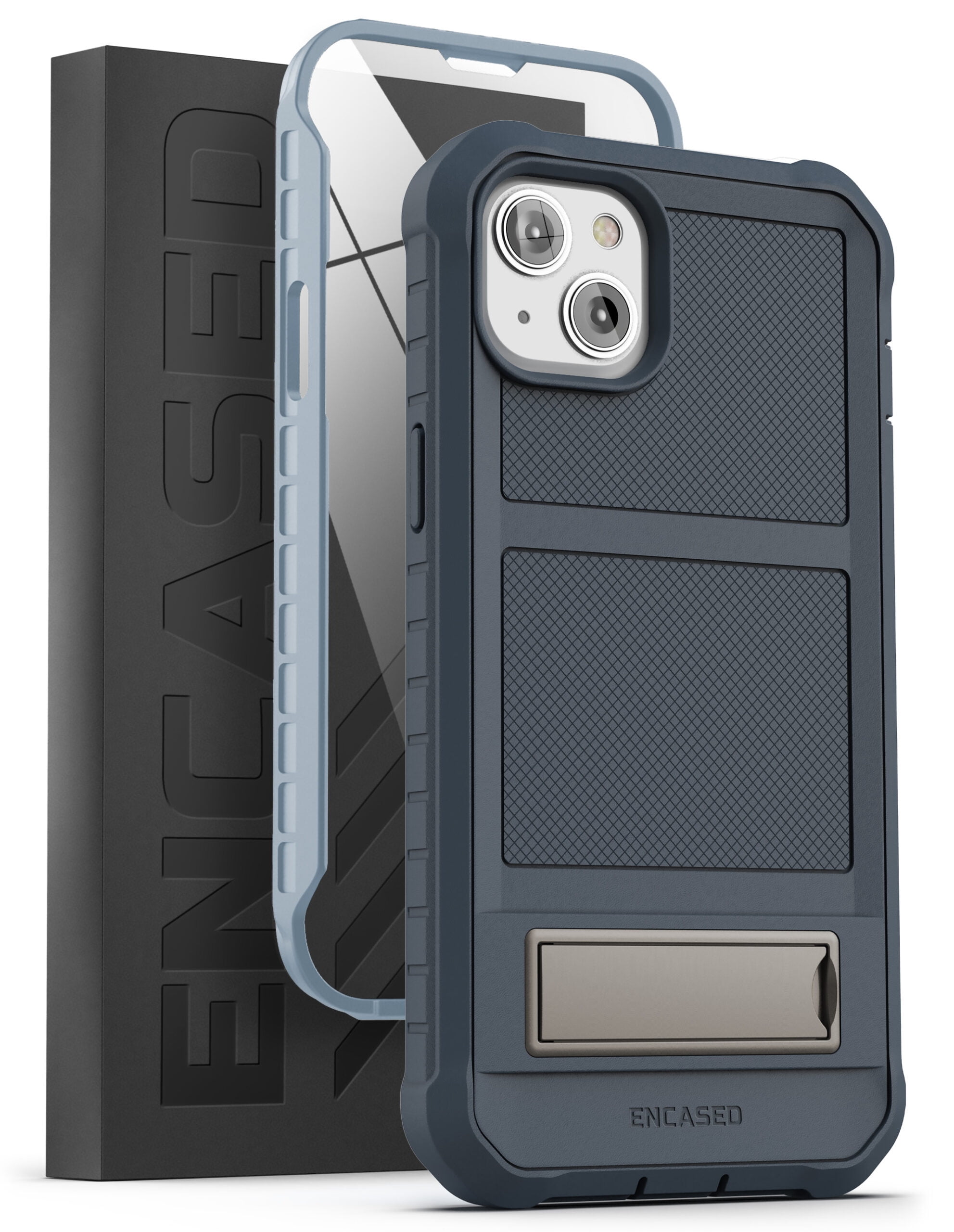 Encased Falcon Designed for iPhone 14 PLUS Case with Kickstand ...