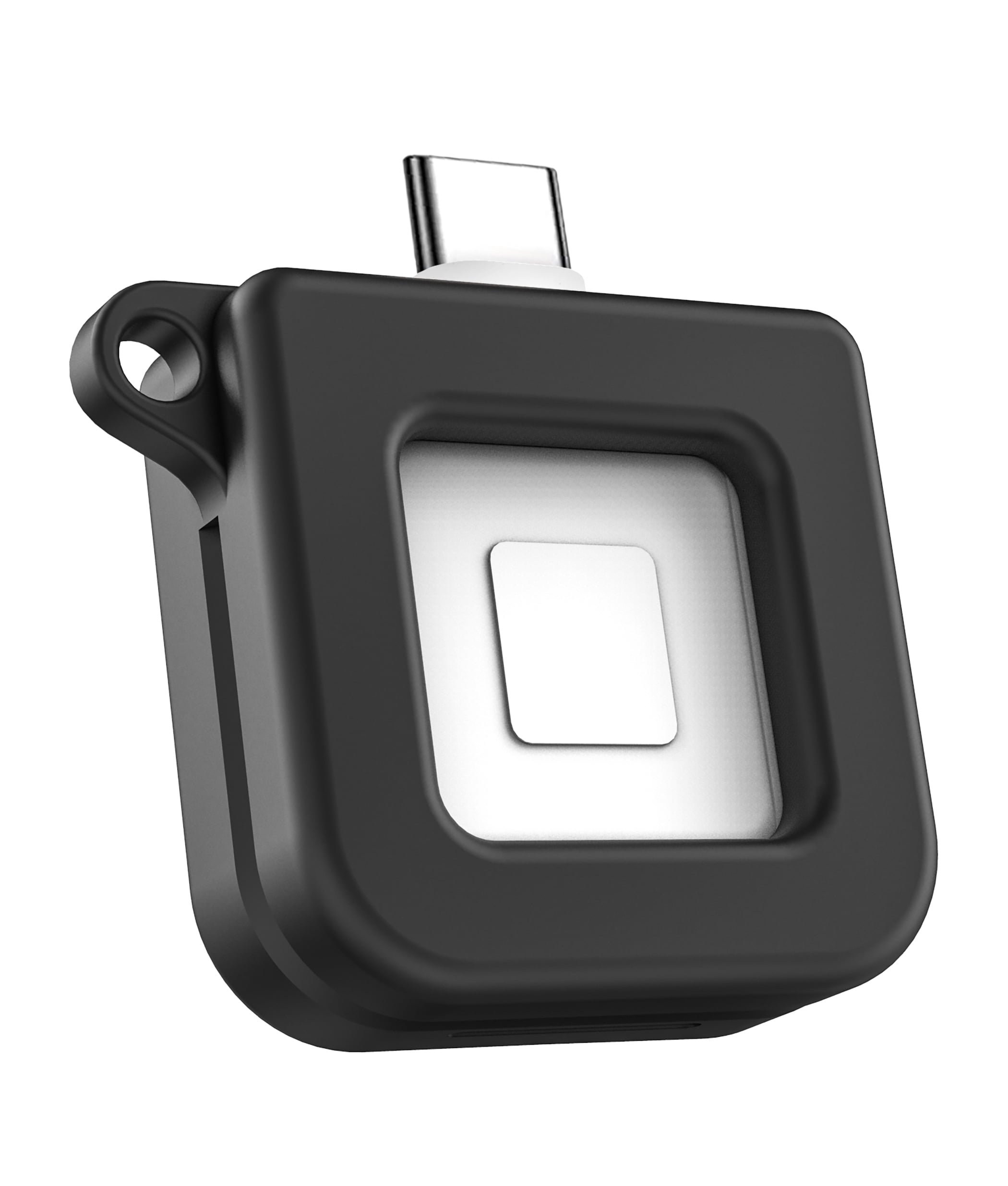 Portachiavi con lettore quadrato stampato in 3D - Italia