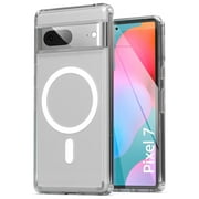 Encased Magnetic Case Designed for Google Pixel 7 - Compatible with MagSafe Charging & Accessories Clear