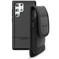 thumbnail image 1 of Encased Nylon Holster + Rebel Case Compatible with Samsung Galaxy S22 Ultra Belt Clip Case and Pouch, 1 of 12