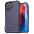thumbnail image 1 of Encased Protective Apple iPhone 12 Case Purple (2020 Rebel Armor) Military Grade Full Body Rugged Cover, 1 of 1