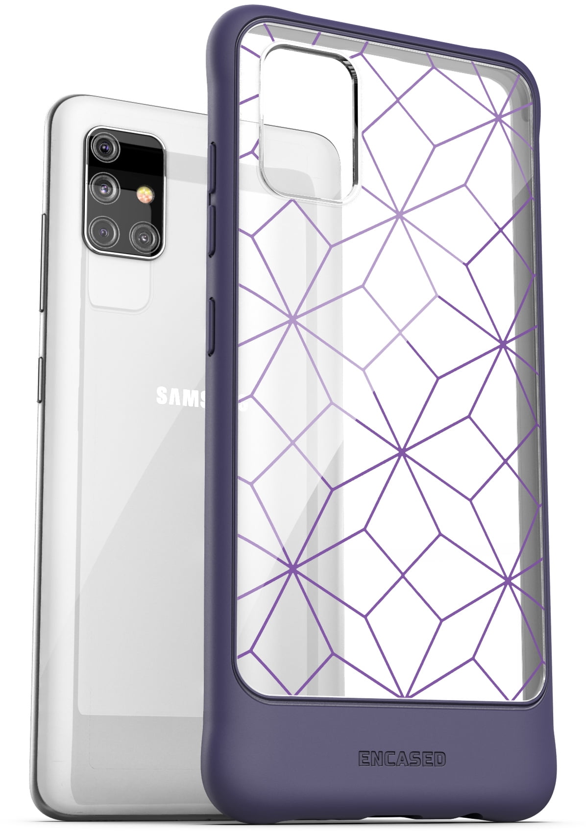 Encased Samsung A51 Case Purple (Muse) Slim Fit Protective Phone