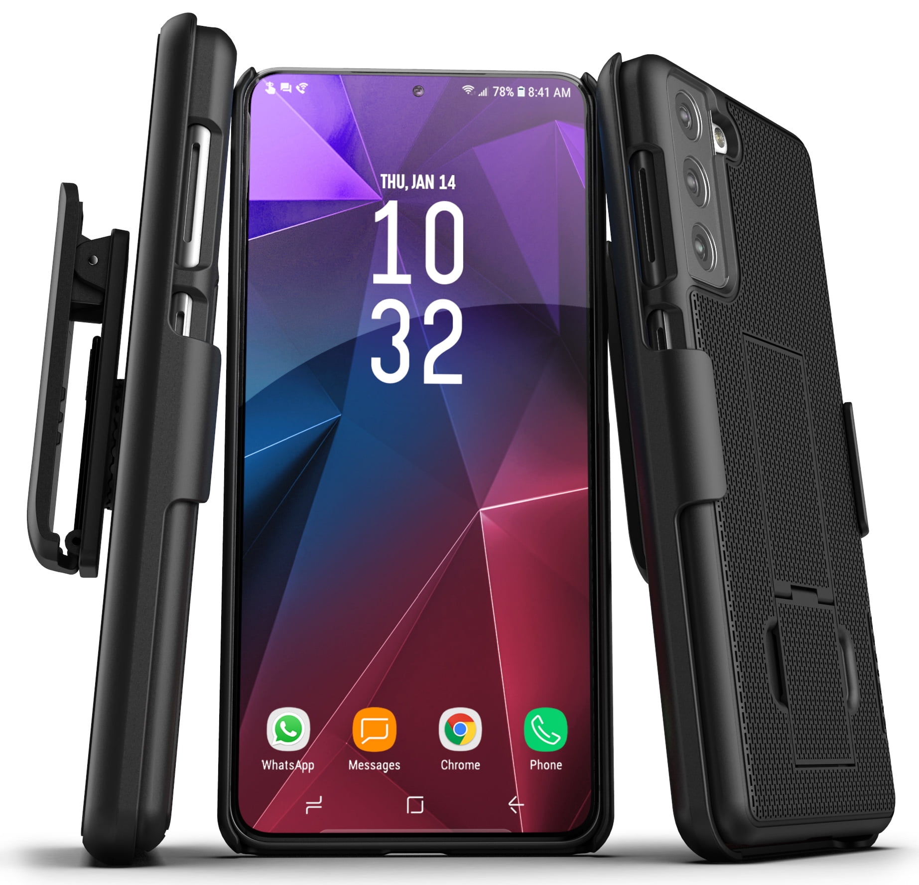 Encased Samsung Galaxy S21 Plus Belt Clip Case, DuraClip Slim