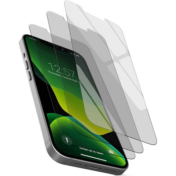 Encased Screen Protector Compatible with iPhone 13 Pro (3 Pack) Ultra Clear Full Coverage Display Phone Guard