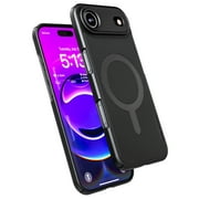Encased for iPhone Air Super-Thin Case - Slim, PC Back Magnetic Snap-On Cover Compatible with MagSafe Black