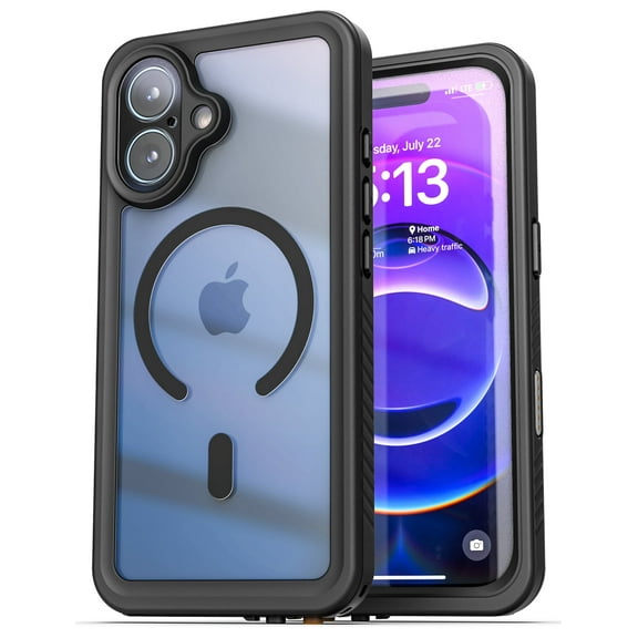 Encased for iPhone 17 Waterproof Case with Camera Control Capture Button [IP-68] Full Body Protection with Built-in Screen Protector (Compatible with MagSafe)